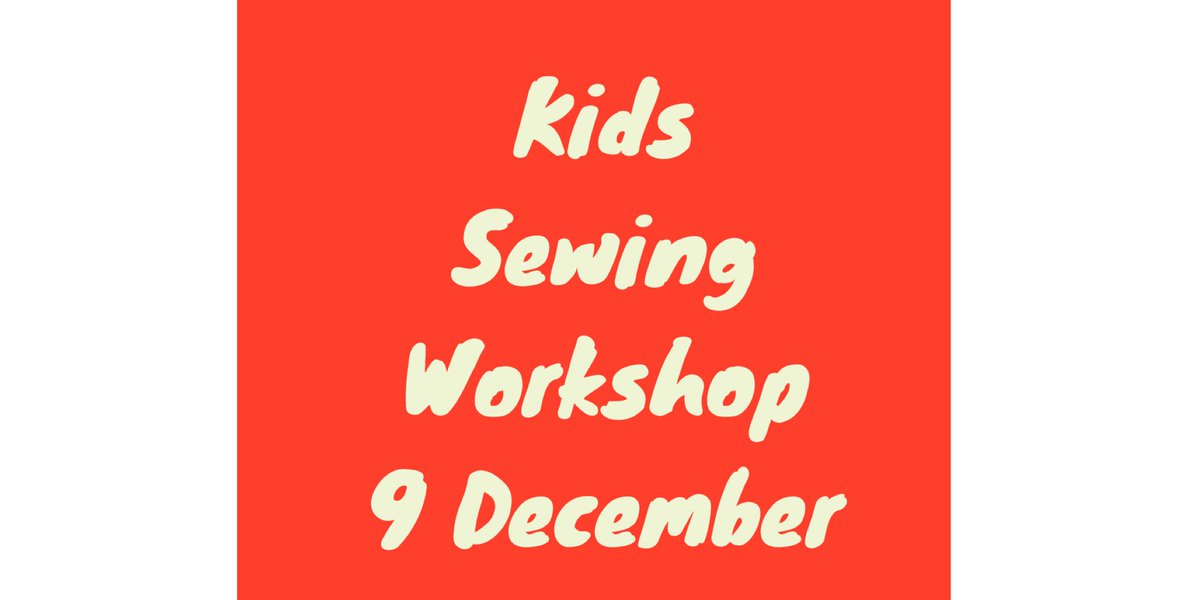 WORKSHOP: kids sewing Christmas craft! Dec 9, £6 #tonbridge #craft #kent   docs.google.com/forms/d/e/1FAI…
