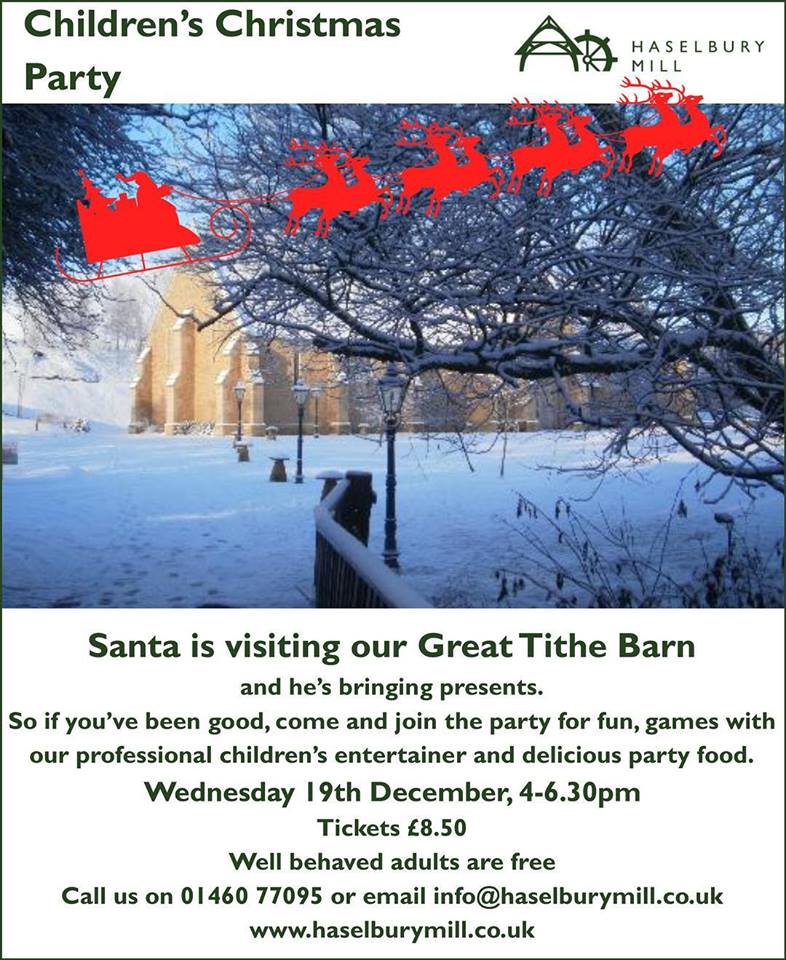 haselburyMill's tweet photo. Ho ho ho #santasvisiting Haselbury Mill, bring the kids along to see the big man and have some fun. https://t.co/WKzeTqJhst https://t.co/h2NgPQ5fw9