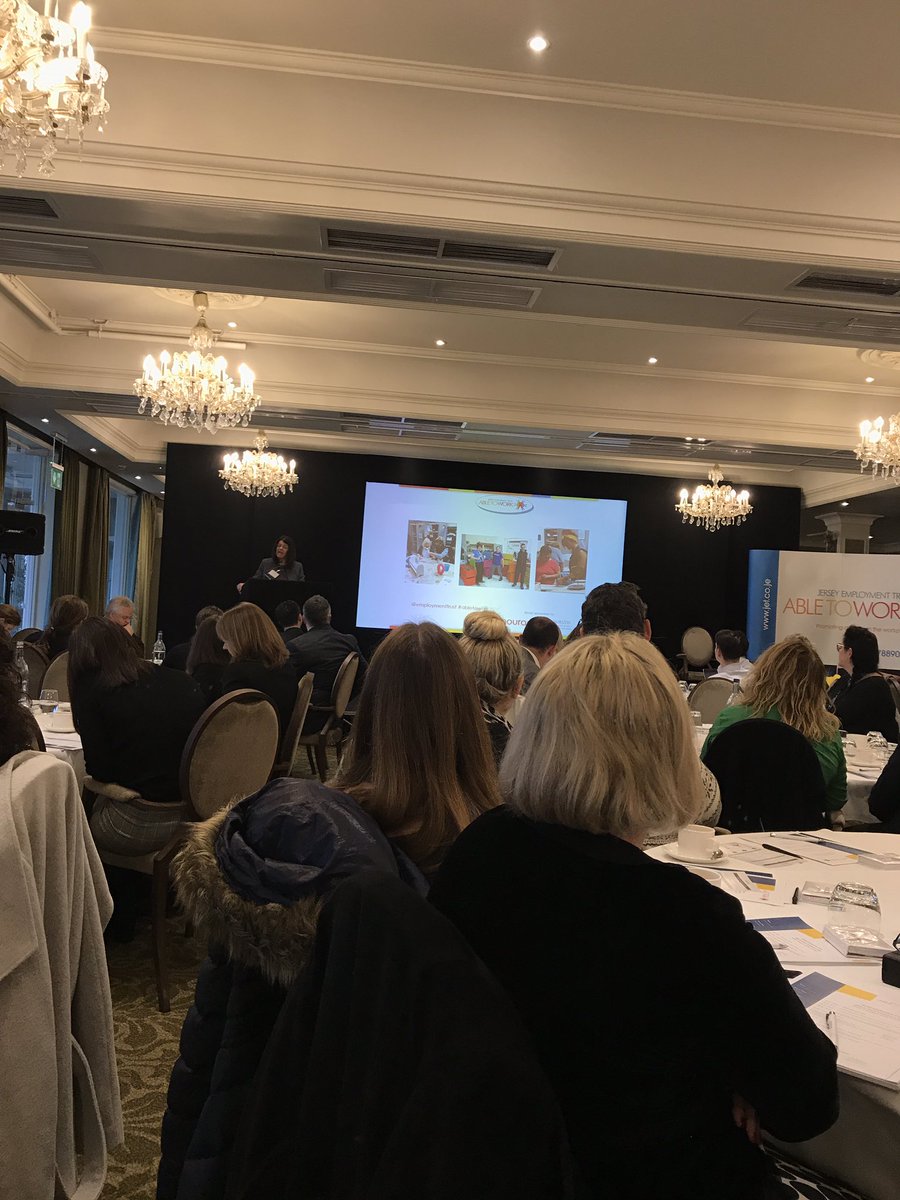 <a href="/JLButterworth61/">Jocelyn Butterworth</a> addressing #JETAbleToWorkConf highlighting the excellent work #Acorn #UniqueServices #DeliveringBeyondExpectation #CreatingJobs #CreatingOpportunities <a href="/JsyYouthService/">Jersey Youth Service</a> @JerseyEducation @skills_jersey <a href="/Highlands_JSY/">Highlands College</a>