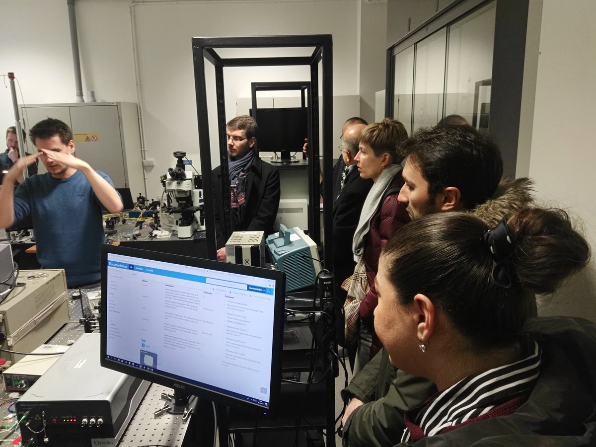 NCP_WIDENET's tweet image. In the laboratory of the @ICHF_PAN #StudyVisit #widenet