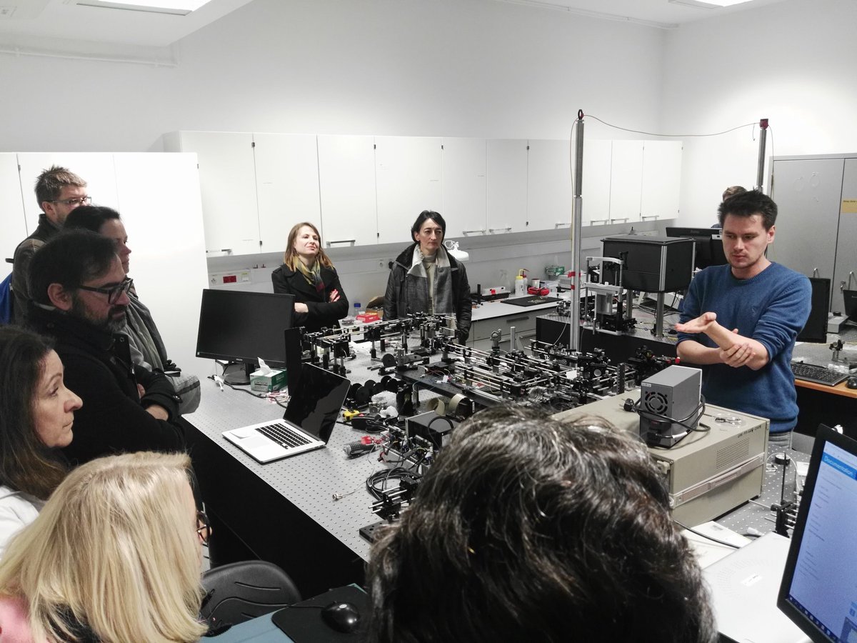 NCP_WIDENET's tweet image. In the laboratory of the @ICHF_PAN #StudyVisit #widenet