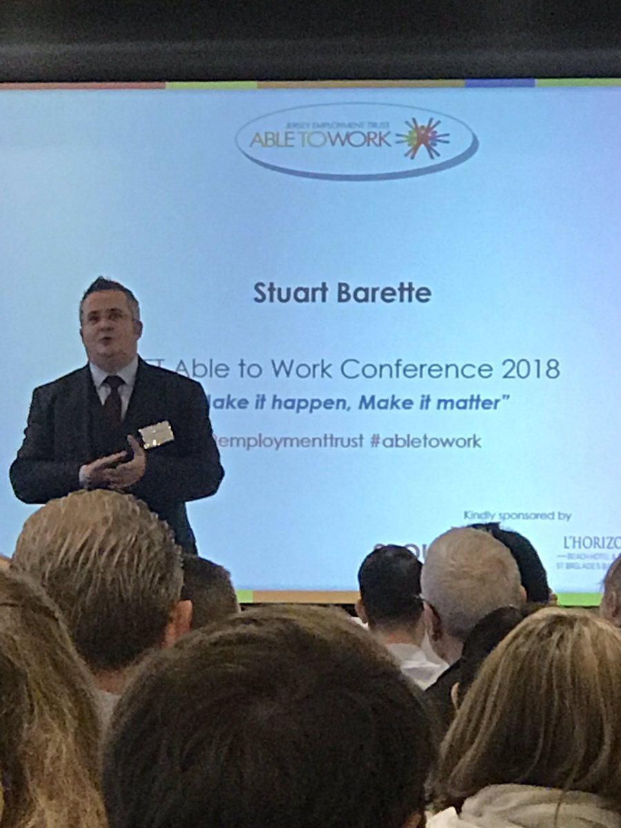 Stuart Barette, winner of the Times International Diversity Champion, talks about his own experiences during his career #abletowork
