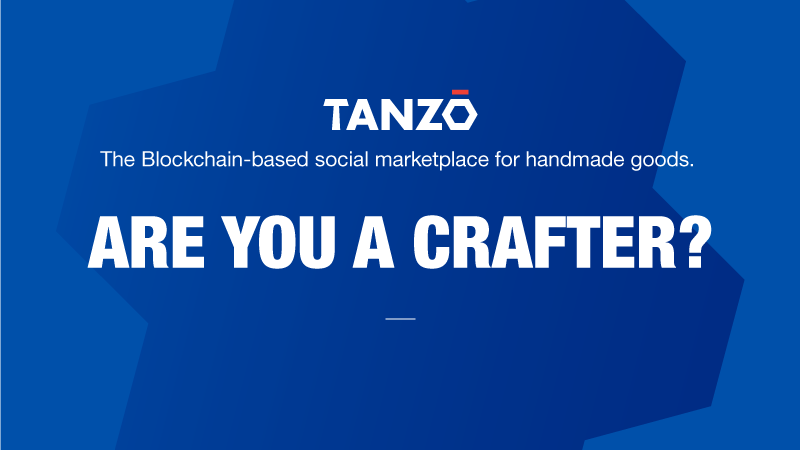 Are you a #crafter? TANZŌ is the place! We have a platform specially designed for you. Come on our website tanzo.io and discover the future of trading with #handmade goods. Register as a #crafter and become a part of a global community. 
#TANZO #ICO