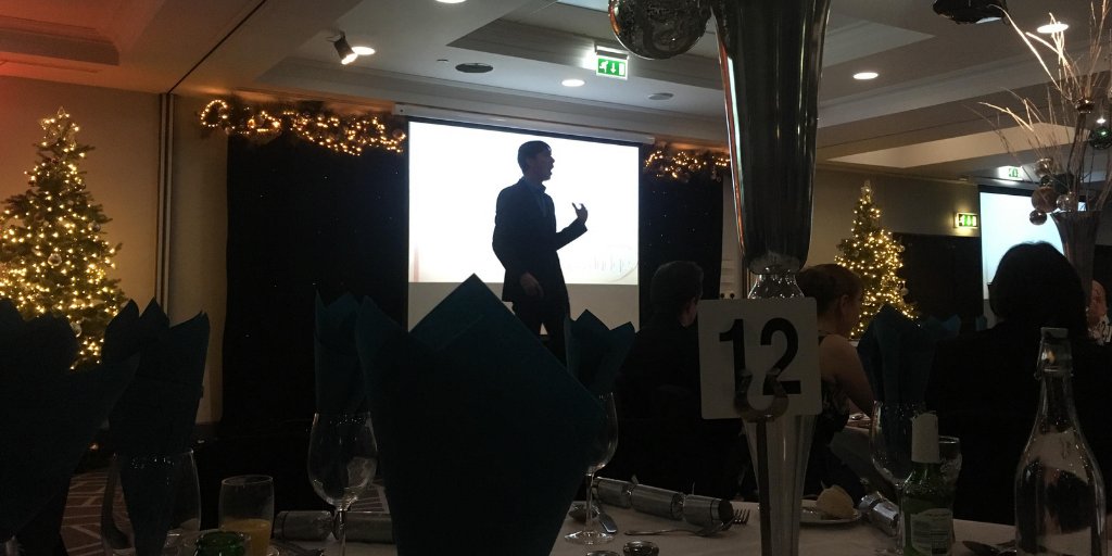 northernmediaNM's tweet photo. A truly inspirational talk from @SteveJudge last night at the @brandyorkshire business awards! Congratulations on the award too! ⭐
#motivationalspeaker #businessawards #SteveJudge #WorldChampion https://t.co/4nZ78ZgrXM