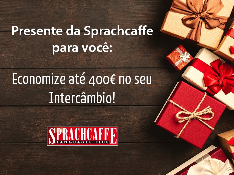 Sprachcaffe_Bra's tweet photo. Pensando em presentear nossos estudantes nesse Natal, preparamos algumas Ofertas Especiais!🎄🎁Confira: https://t.co/TP4FtVQgJ1 https://t.co/eP92Cilgvi