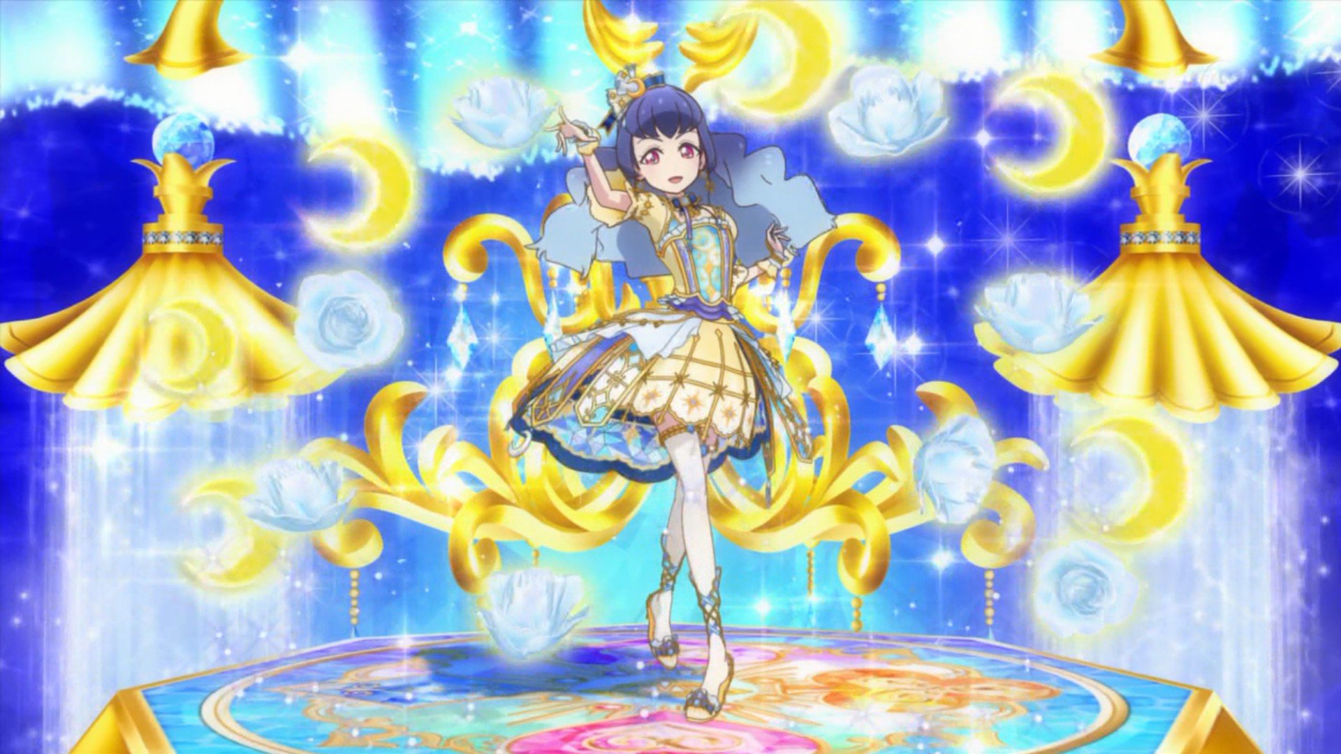 アイカツ フレンズ アニON 限定 マグバッジ 白百合さくや 【公式通販】