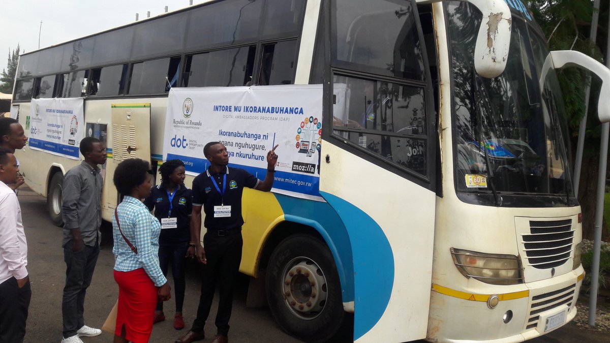 Employmentcentr's tweet image. One of the particularity of this #KigaliJobFair is the presence of ICT bus. Operated by @RwandaDot, it is being used by Job seekers to search for job vacancies via internet. @niyongabo5 @RDBrwanda @AkilahInstitute @Jobinrwanda @tohoza @umurimocom @Muzungu4 @kagire @EdwinMusoni