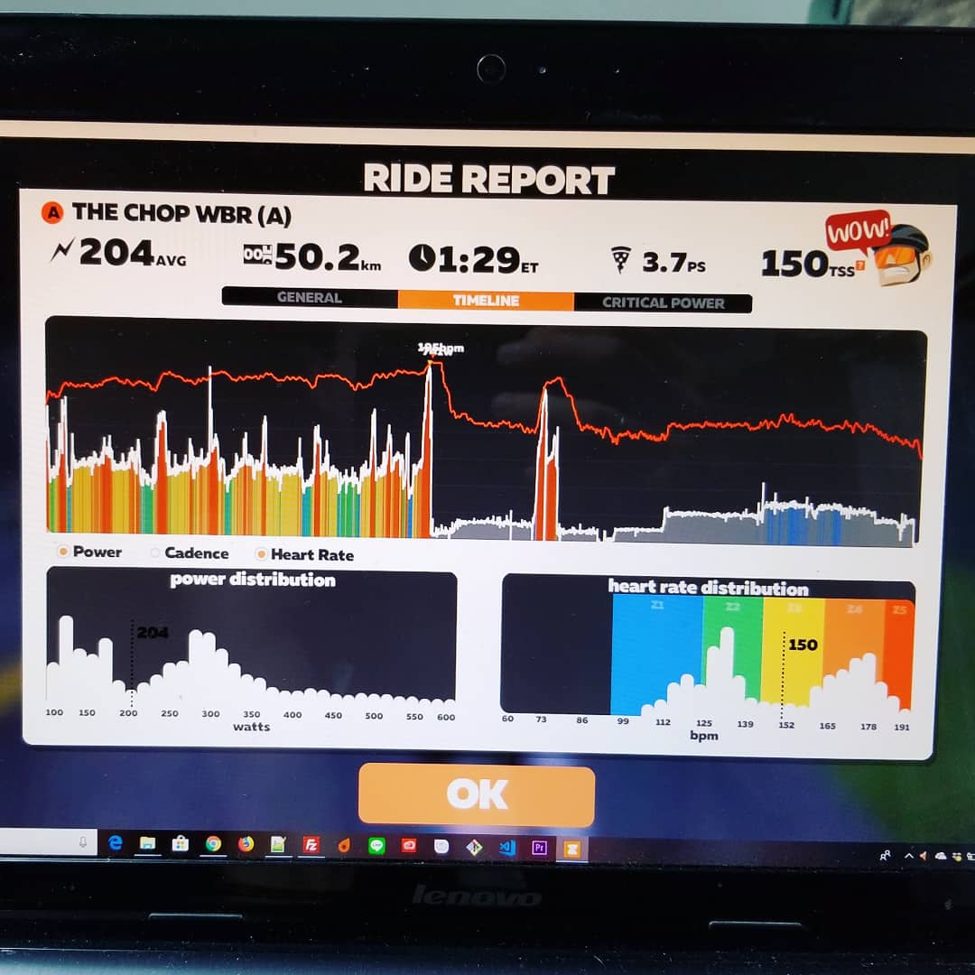 twowheelcruise's tweet photo. Thursday night #zwift
Hit a new max HR for this year.. the racing on here is awesome!
#cycling #indoorcycling #zwiftracing #maxhr #getsome https://t.co/dmJYDc0gmC