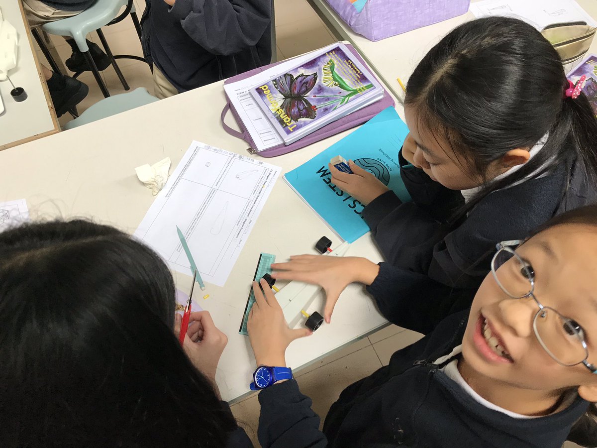 ICS_MidSchool's tweet photo. G6 STEM: 3D Prints of students designs have been finished. Now we are on to assembly! Let’s take a look at how our wheels &amp; axels will fit and go for a test run. #engineering #ICSHK #ICSSTEM #ICSHKLearning https://t.co/tX0zr4wJrw