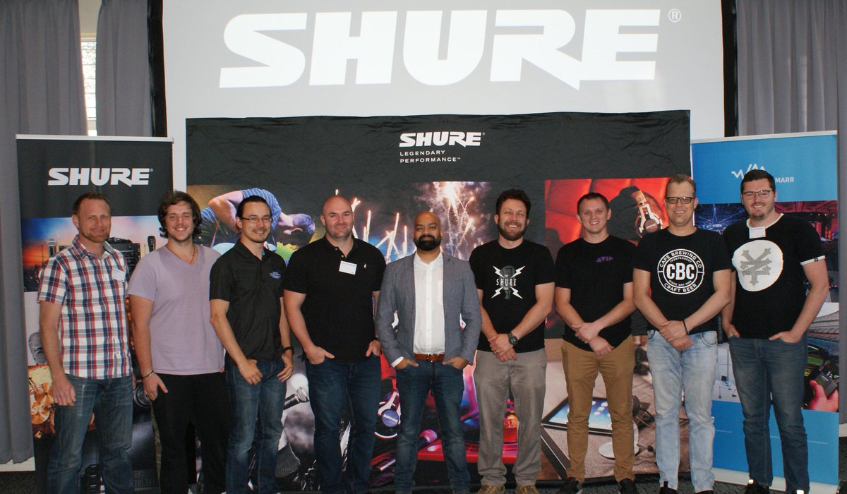 PlanetworldPro's tweet photo. Wild & Marr collaborated with Shure MEA recently to host instructor led technical certification training in Johannesburg on their Microflex Advance and Microflex Wireless product range.
Read more: https://t.co/O098W95FsC
#MicroflexAdvance #MicroflexWireless https://t.co/g8GOaSmUqF