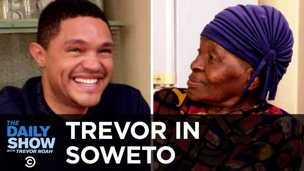 dialectmagazine's tweet photo. Trevor Chats with His Grandma About Apartheid and Tours Her Home, “MTV Cribs”-Style | The Daily Show https://t.co/ykpH0yPNsQ https://t.co/vOpHA1VQeQ