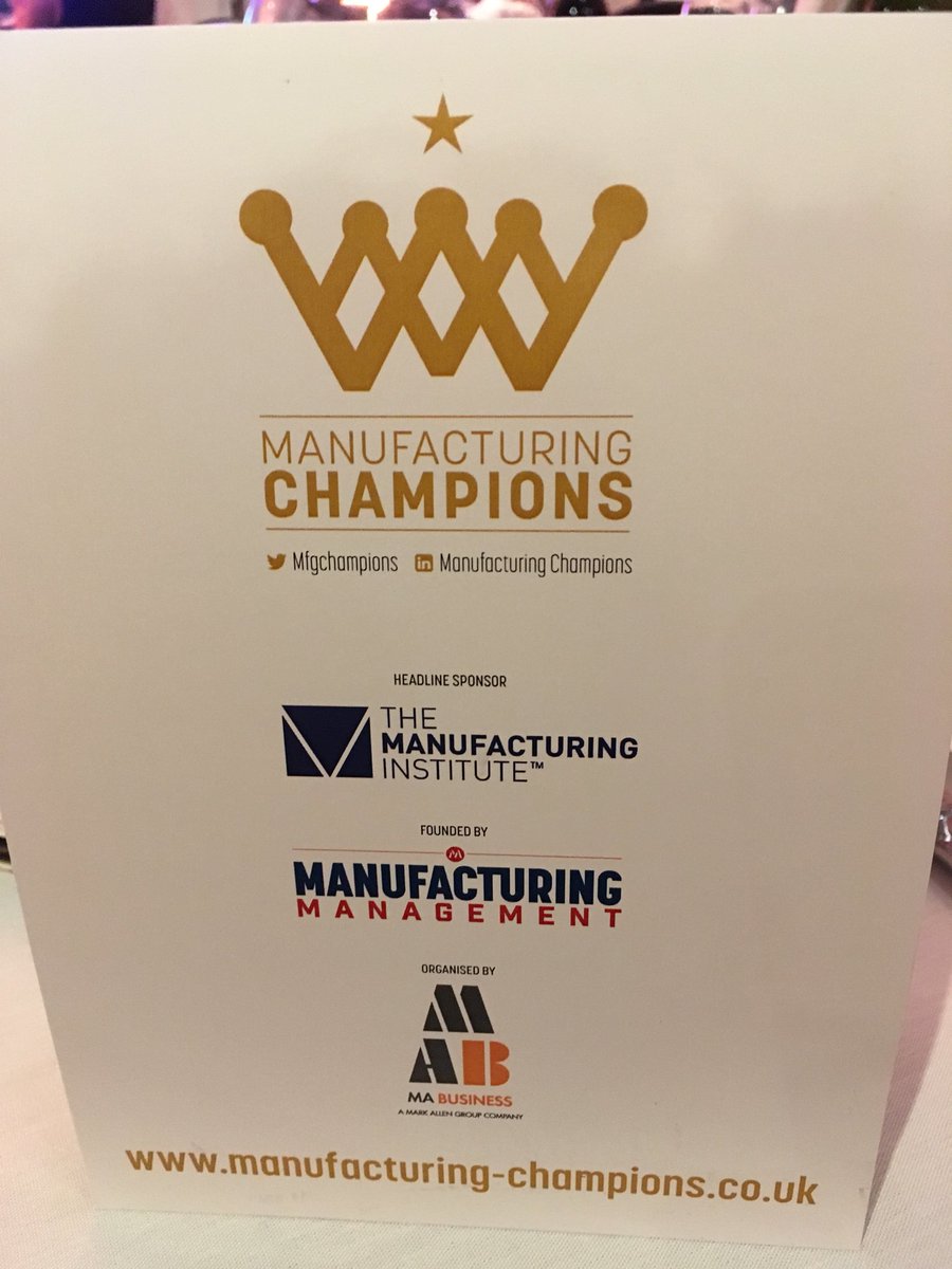 RT <a href="/airproductsuki/">Air Products UKI</a> The <a href="/MfgChampions/">Manufacturing Champions</a> awards are underway! Good luck to everyone taking part #MfgChampions #awards #ukmfg