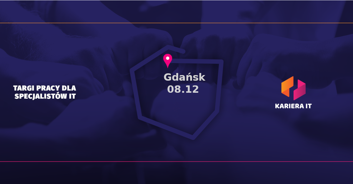 ❗GDAŃSK❗
8 grudnia 🗓️ odbędzie się kolejne spotkanie branży informatycznej Kariera IT w Hotelu Almond Gdańsk❗
W programie mamy kilkanaście prelekcji merytorycznych, spotkania z firmami oraz losowanie nagród. Link do agendy i DARMOWEJ rejestracji - 
bit.ly/2TIlYZD