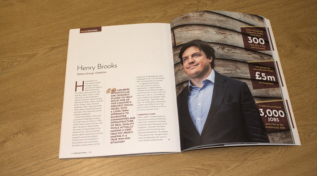 struttschester's tweet photo. Via @clamidlands: Good to see Henry Brooks of @TattonGroup & CLA #Cheshire Committee in our #InspiringInvestors report, launched at #RB2018 & now on a coffee table near you. An uplifting, positive read among the doom & gloom.
#landowner #community https://t.co/qgTslwi0ow
