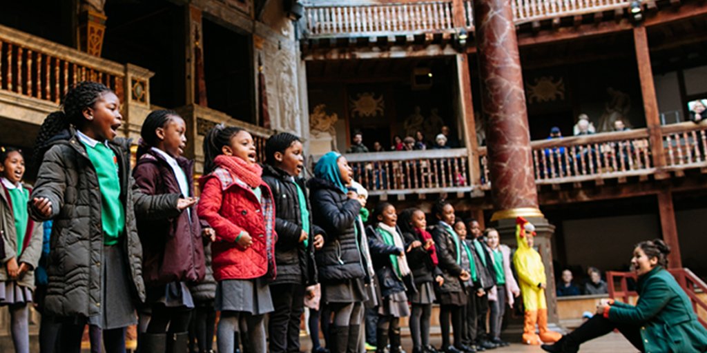 This morning the Globe is alive with the sound of the wonderful Southwark community who are here to sing in our #ConcertforWinter ☃
Head over to our Instagram stories for behind the scenes pictures or join us at the Globe at 1 pm for this free concert ❤️️