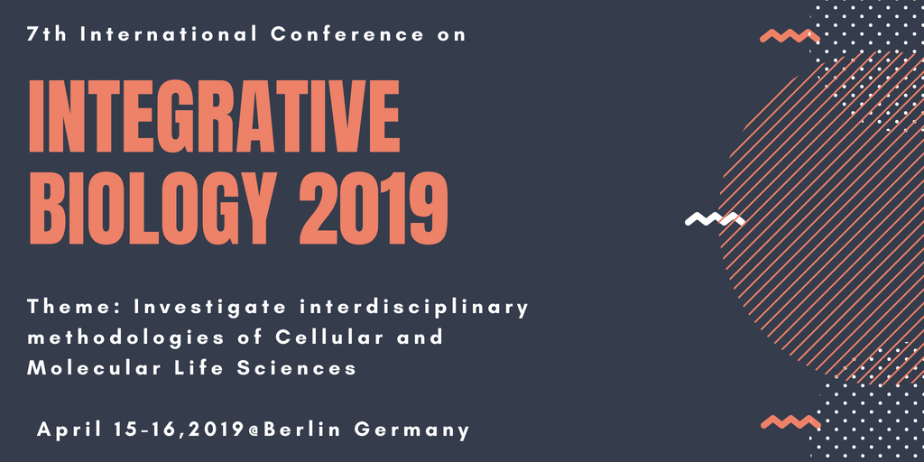 InteBiologyConf's tweet photo. Login to : https://t.co/TtPj9jaf7z  
Hurry up! Get registered soon for the @InteBiologyConf 2019 held at Berlin, Germany 
Highlights:#IntegrativeOrganismalBiology
#CellBiology
#MolecularBiology
#SystemsBiology
#Biochemistry
#Genomics #rDNAtechnology
#Cancergenomics
#HumanGenomic https://t.co/SrX5ZfdRcE
