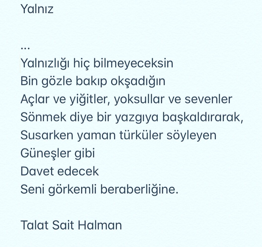 Talat Halman’ın eşsiz dostluğuna... (Z.L.) #TalatSaitHalman @DefneHalman