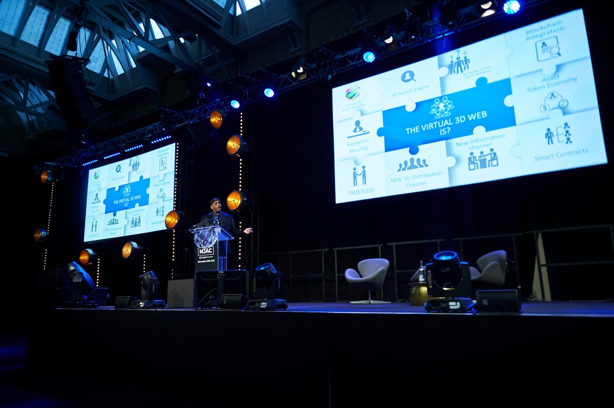 Founder &amp; CEO of <a href="/Creative3DWeb/">Creative 3D Web</a> Dion Croom delivering his pitch at the #MJAC &amp; <a href="/CryptoCompare/">CryptoCompare</a> London #Blockchain Summit. Check out the #C3DW next generation virtual 3D web browser: creative3dweb.io