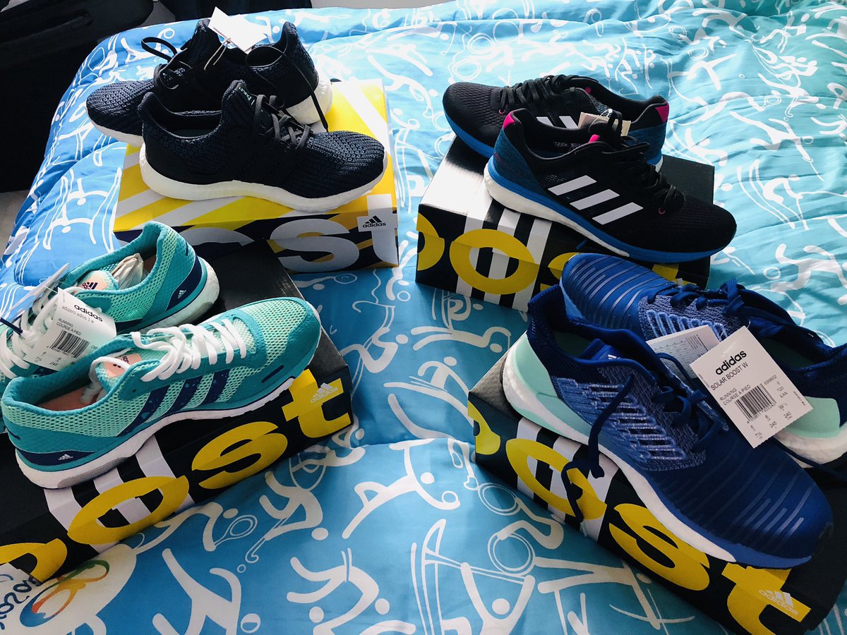 julytakacs's tweet photo. Mis herramientas para esta temporada ya están aquí 😍
Me encanta cada una de ellas!!
@adidas_ES
.
.
#adizeroadios3 #solarboostw #adizeroboston7w #ultraboostwparley https://t.co/N2NeITnsdN