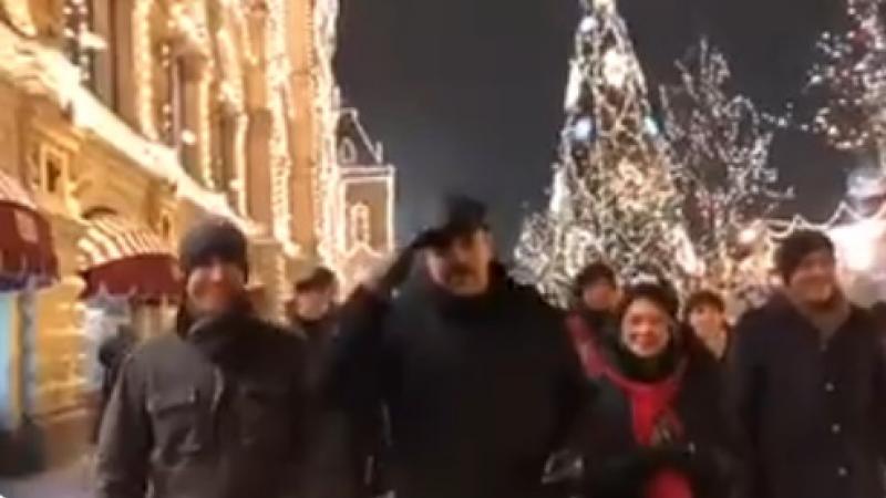 ¡Video imperdible! Así recorrió Maduro las calles de Moscú tras reunirse con Putin conelmazodando.com.ve/190919