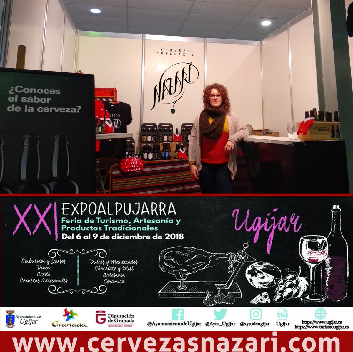 CervezasNazari's tweet photo. #Expoalpujarra2018 Inauguramos la XXI Feria de #Turismo #Artesanía y de #Ugíjar Acompáñanos y disfruta de nuestra esencia, de nuestras #cervezas, de nuestra comarca de #Expoalpujarra #ConoceYDisfruta #LaAlpujarraenUgíjar #ElSaborDeLaAlpujarra #XXIExpoalpujarra  #cervezasnazari https://t.co/T6izagTFSw