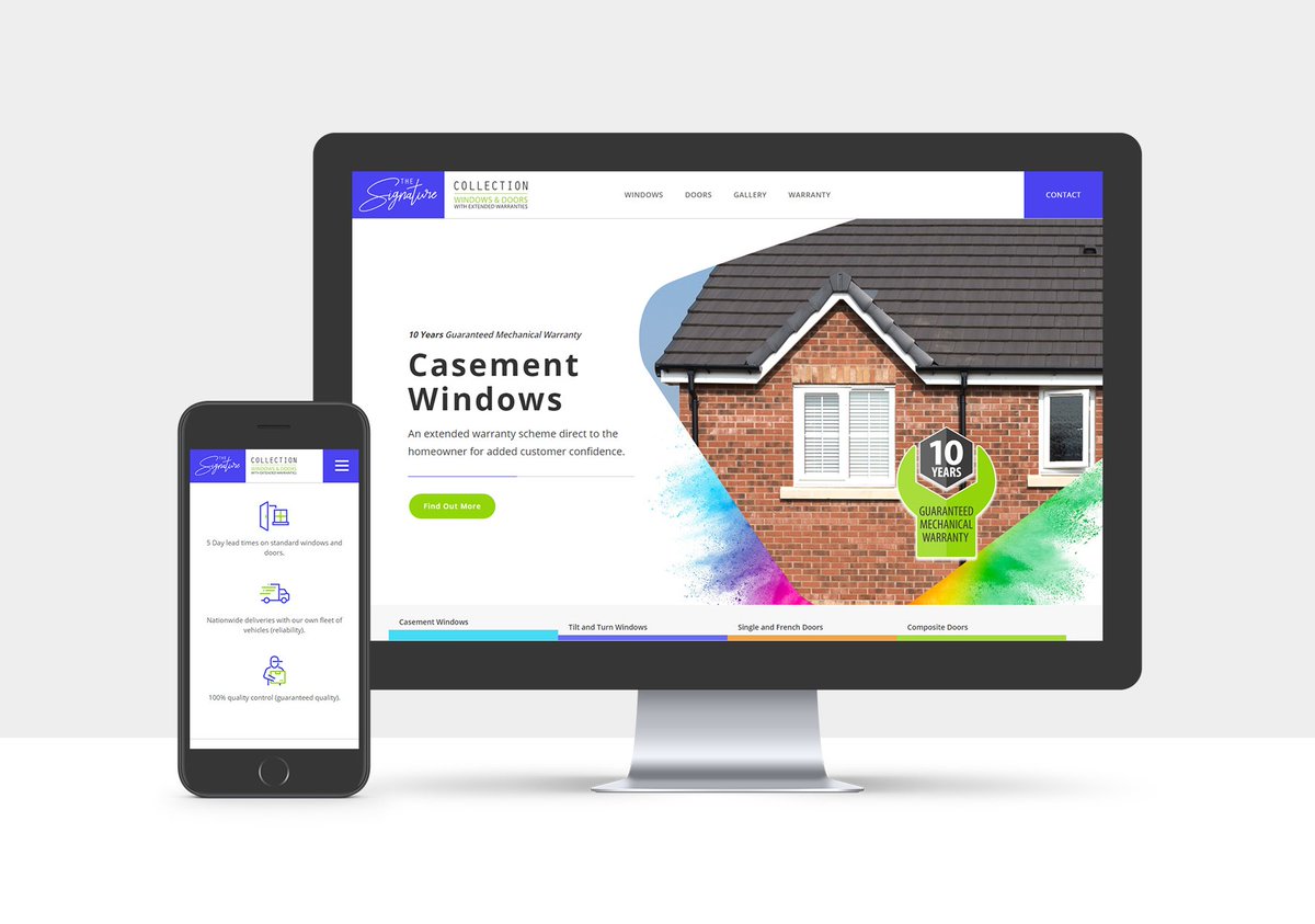 Check out the new website for 'The Signature Collection' thesignaturecollections.co.uk 🚪🖼
Great warranty on windows and doors 🙂
#webdesign #newwebsite #webdevelopment #windows #doors