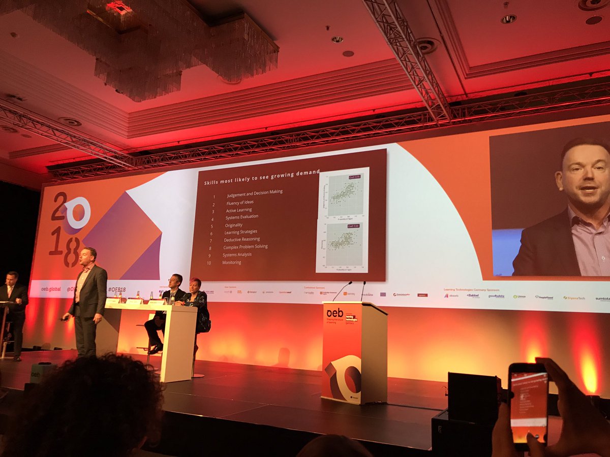 janapollo's tweet image. #oeb18 Meget spændende opening session!