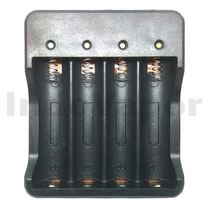 IndoVapor - IV-Charger 4 Slot Charger chrgr Baterai Vape 4 SLOT Compatible for AWT, SONY VTC5, SAMSUNS, LG & all type 18650 baterai - Hitam s.lazada.co.id/s.6zRa