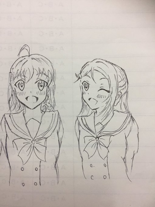 最近全然絵を描けてないので、さっと描きの落書きを載せて生存報告 