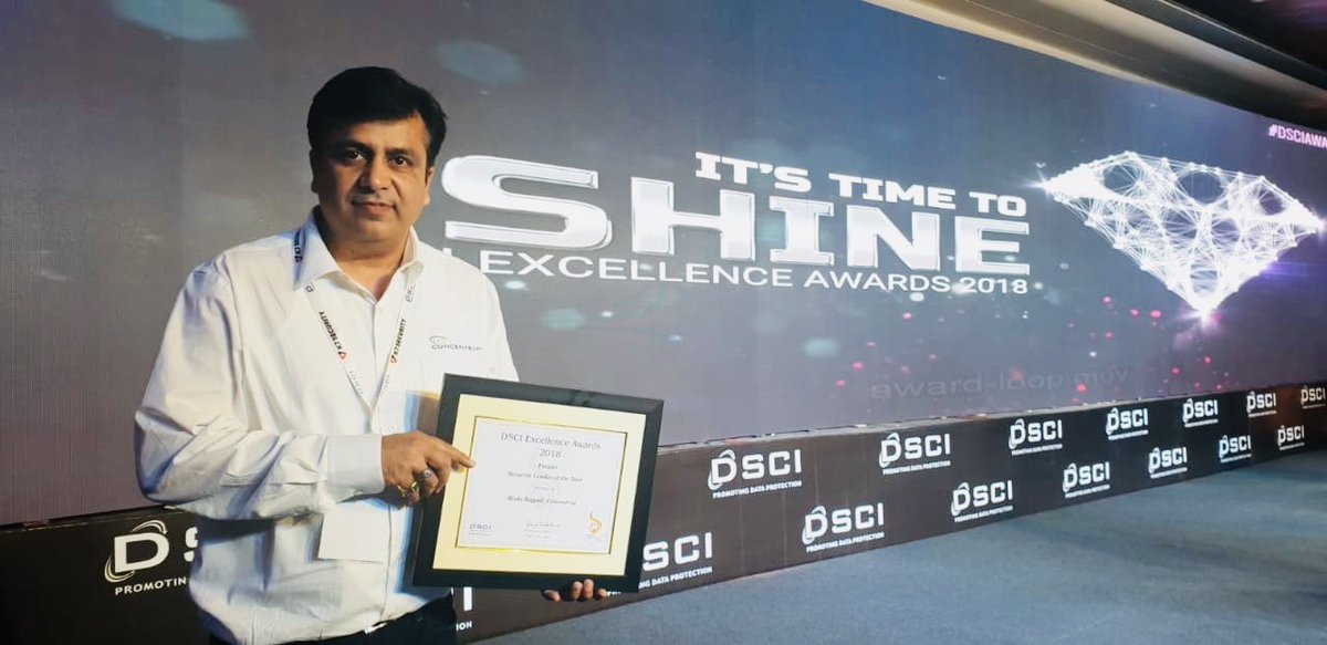 ConcentrixIND's tweet photo. Concentrix Global Security gains center stage! Our Security and Privacy practices are recognized for proven ability in combating cyber threats and risks. Proud finalist in 4 top categories at the prestigious DSCI Awards. #AISS2018 #Congratulations https://t.co/WqpiH7WYrZ