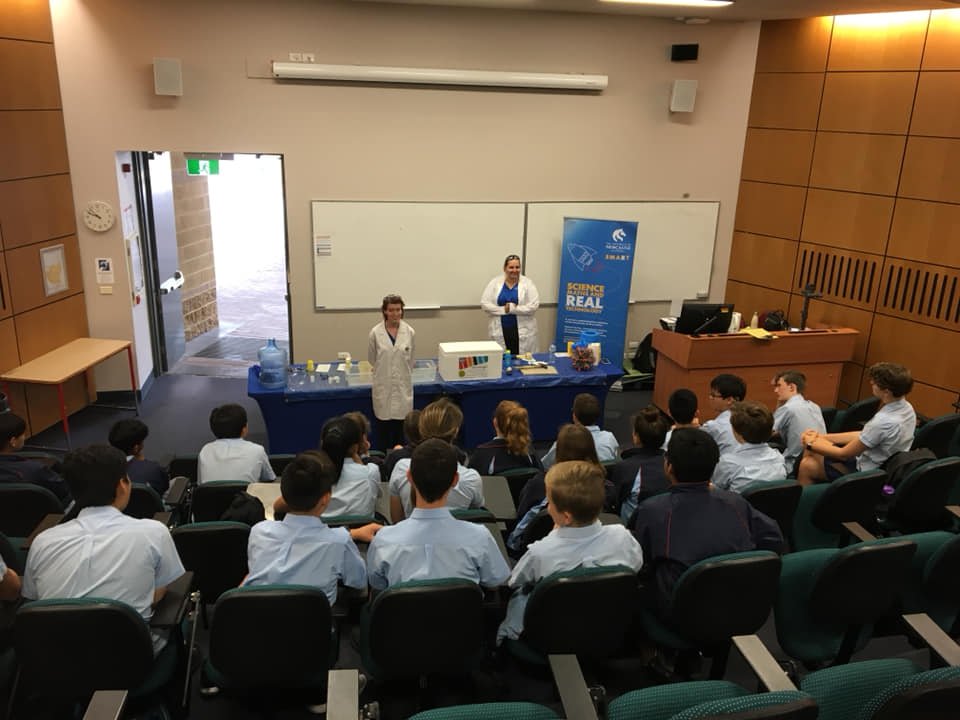 Year 8 students recently visited the <a href="/Uni_Newcastle/">University of Newcastle</a> Ourimbah Campus. Students had a taste of a variety of STEM degrees on offer by engaging in practical experiments and activities whilst also exploring the campus.