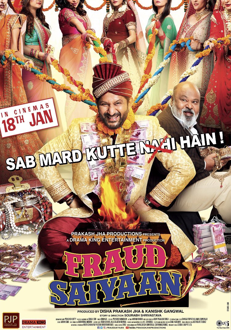 Khelta hai yeh game, #FraudSaiyaan hai iska name. 
<a href="/FraudSaiyaan/">FraudSaiyaan</a> <a href="/ArshadWarsi/">Arshad Warsi</a> <a href="/saurabhshukla_s/">saurabh shukla</a> <a href="/saraloren101/">Mona Liza</a> <a href="/ElliAvrRam/">Elli AvrRam</a> <a href="/PJP_Online/">PrakashJhaProduction</a> <a href="/dishajha/">Dishaa Jhaa</a> <a href="/KanishkGangwal/">Kanishk Gangwal</a> <a href="/tipsofficial/">Tips Films & Music</a>