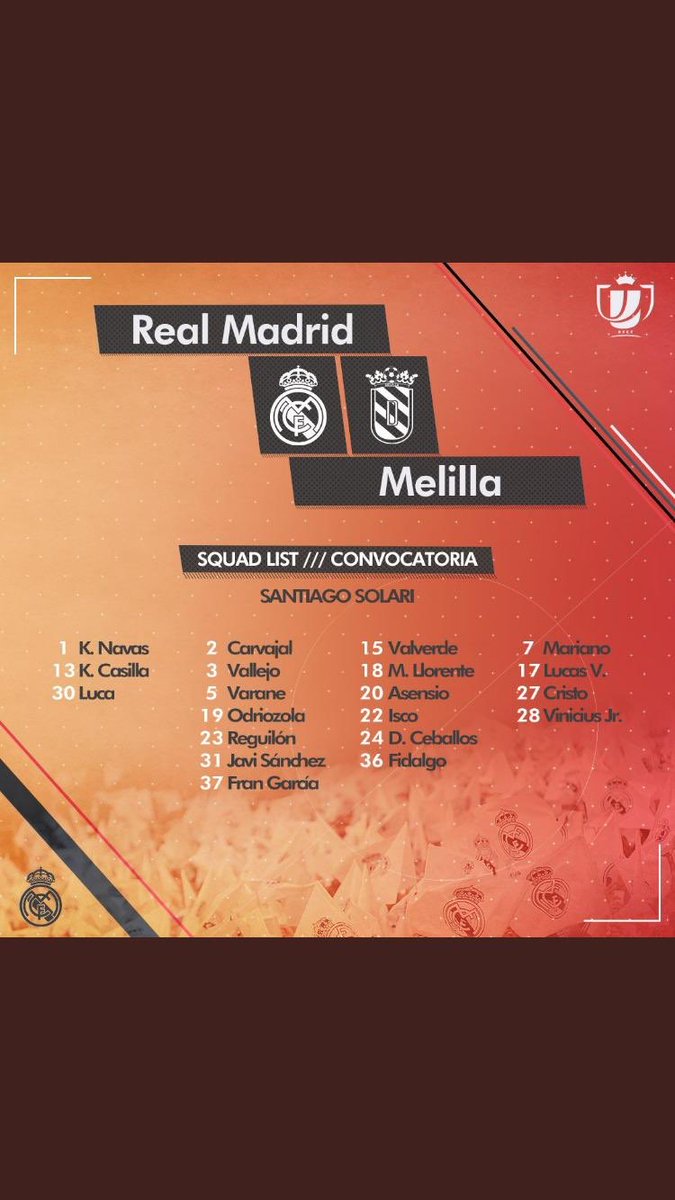 Feliz por mi primera convocatoria con el @realmadrid