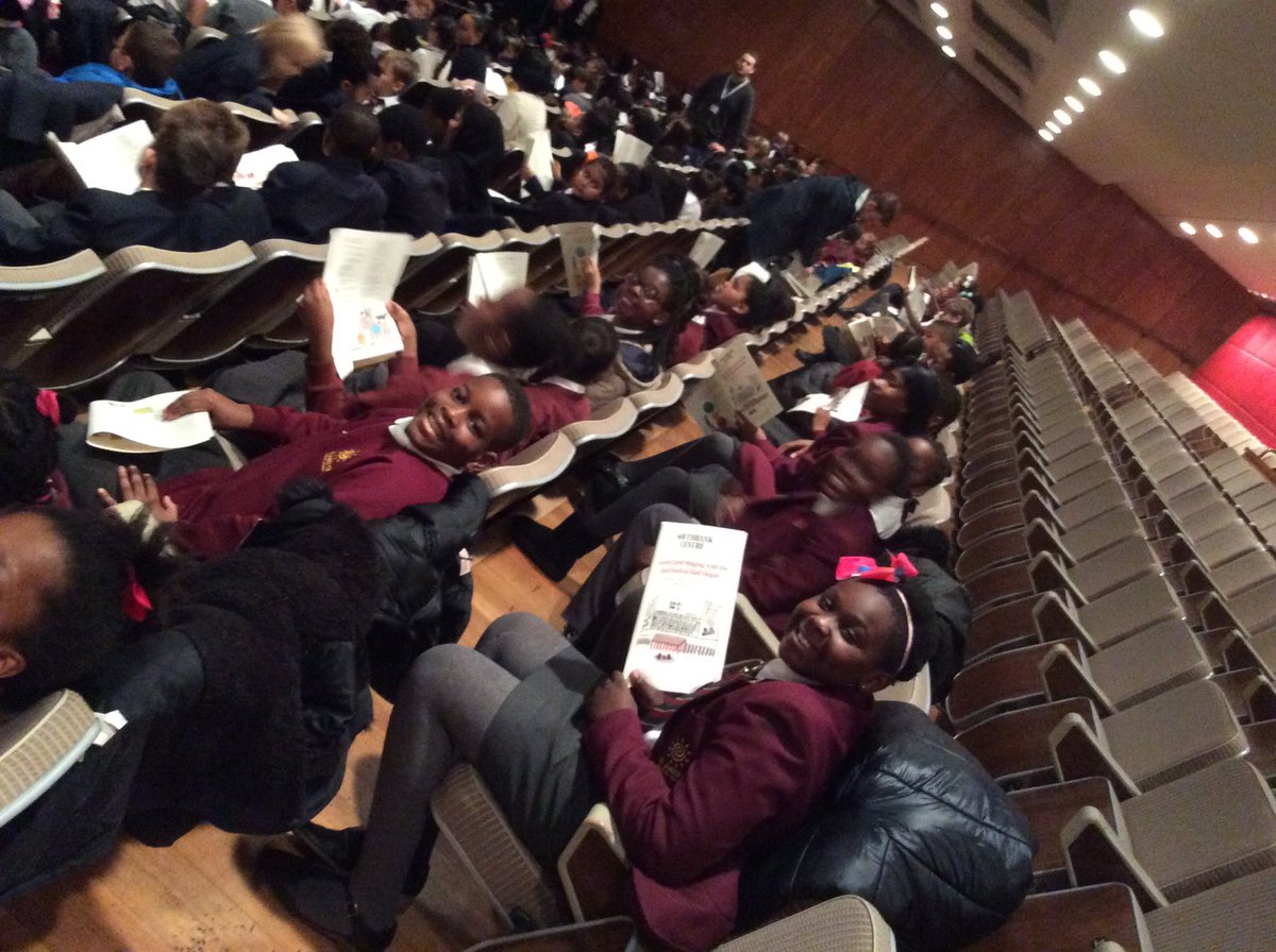 St_JamesSchool's tweet photo. About to enjoy singing with the organ at the Royal Festival Hall! #howfestive https://t.co/ySA8Szs333
