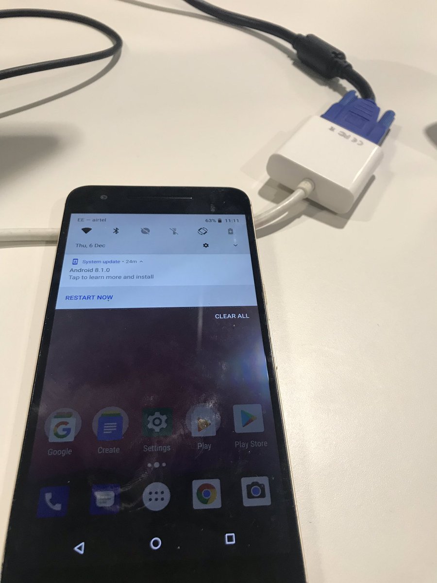 CHandschuher's tweet image. RT anoopmannur "#AndroidUpdate Loop - This is the 6th time it’s updating 8.1.0 version on #Nexus #NothingDifferent from #WindowsUpdate loop 👌👍 https://t.co/C4H6U9FMvb"