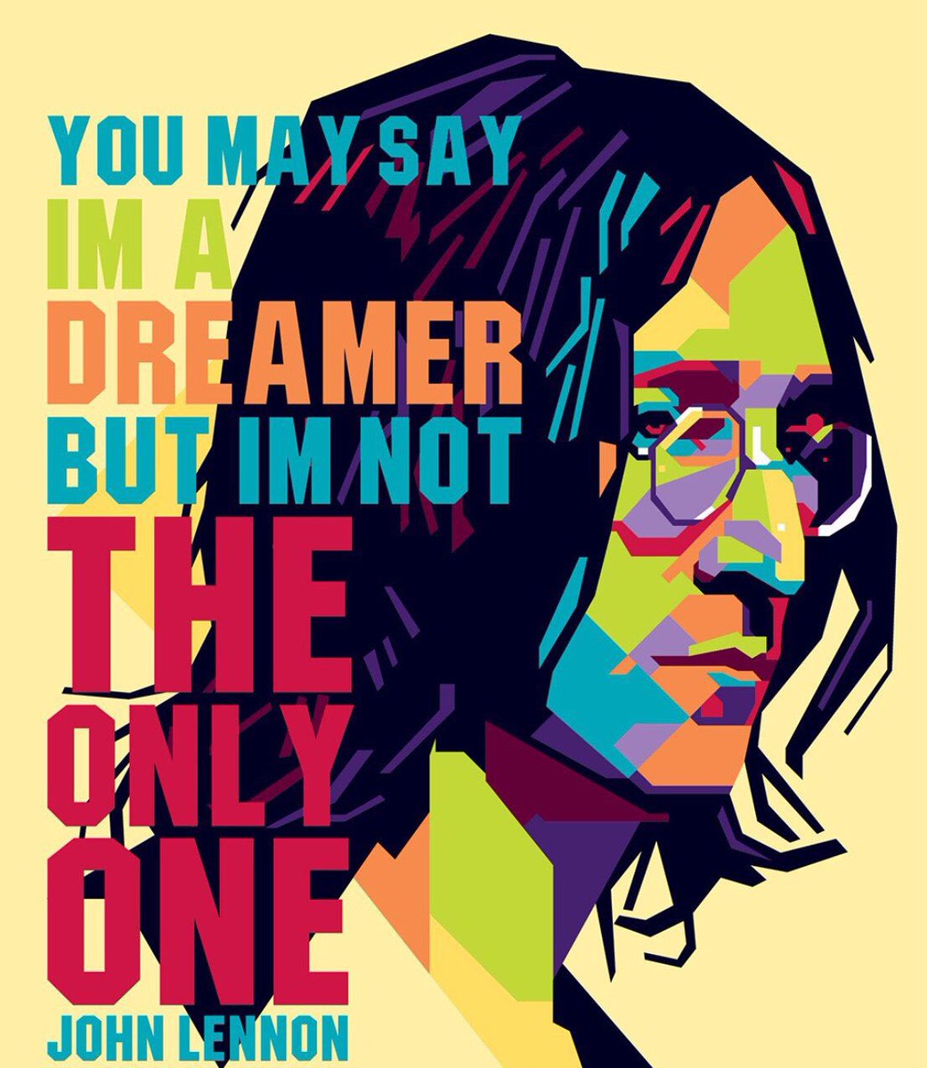 Imagine there's no countries It isn't hard to do Nothing to kill or die for  And no religion, too Imagine all the people Living life in peace... You...  You may say I'm