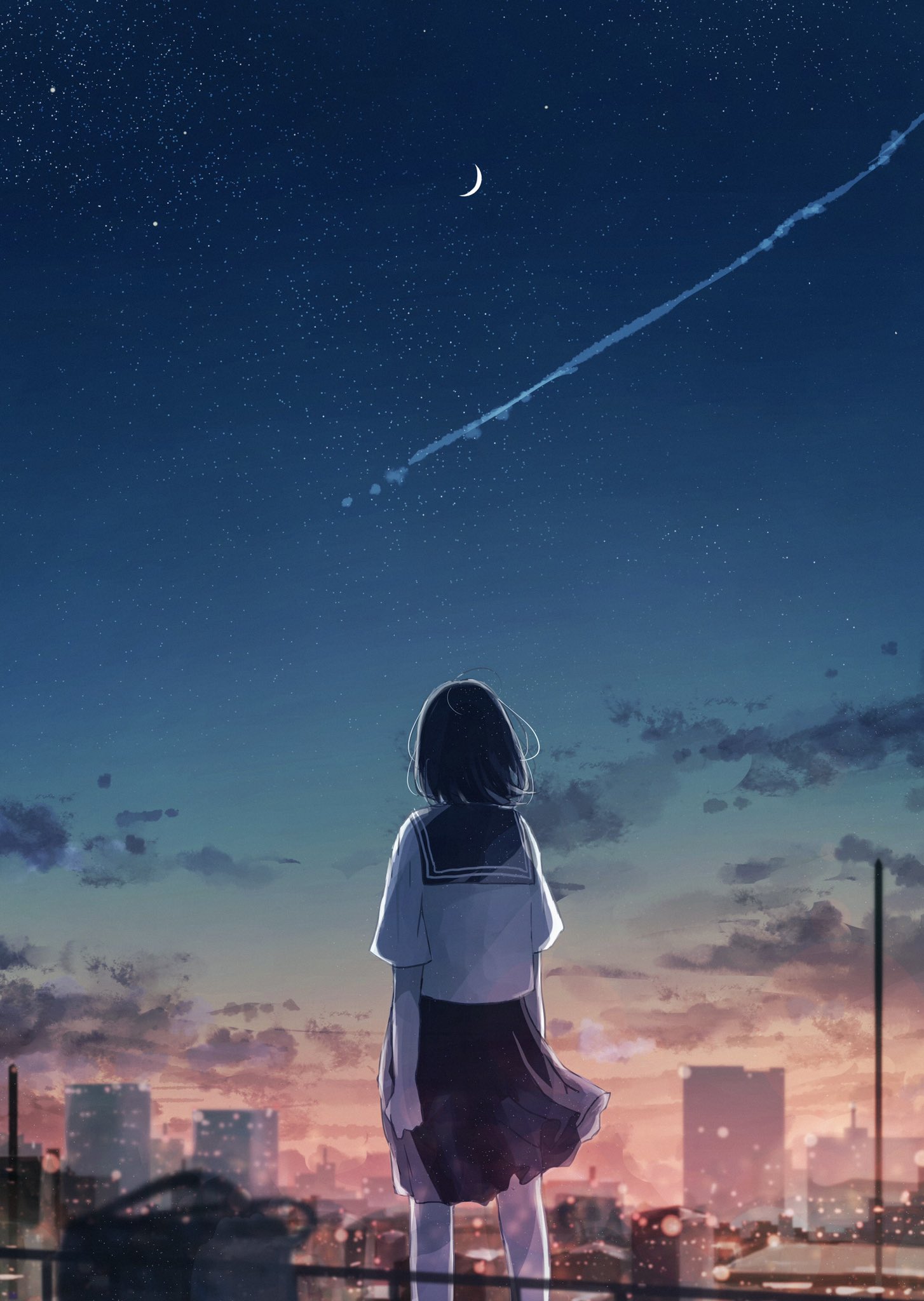 تويتر 雨森ほわ على تويتر 背景 後ろ姿 T Co G3vj4rykce