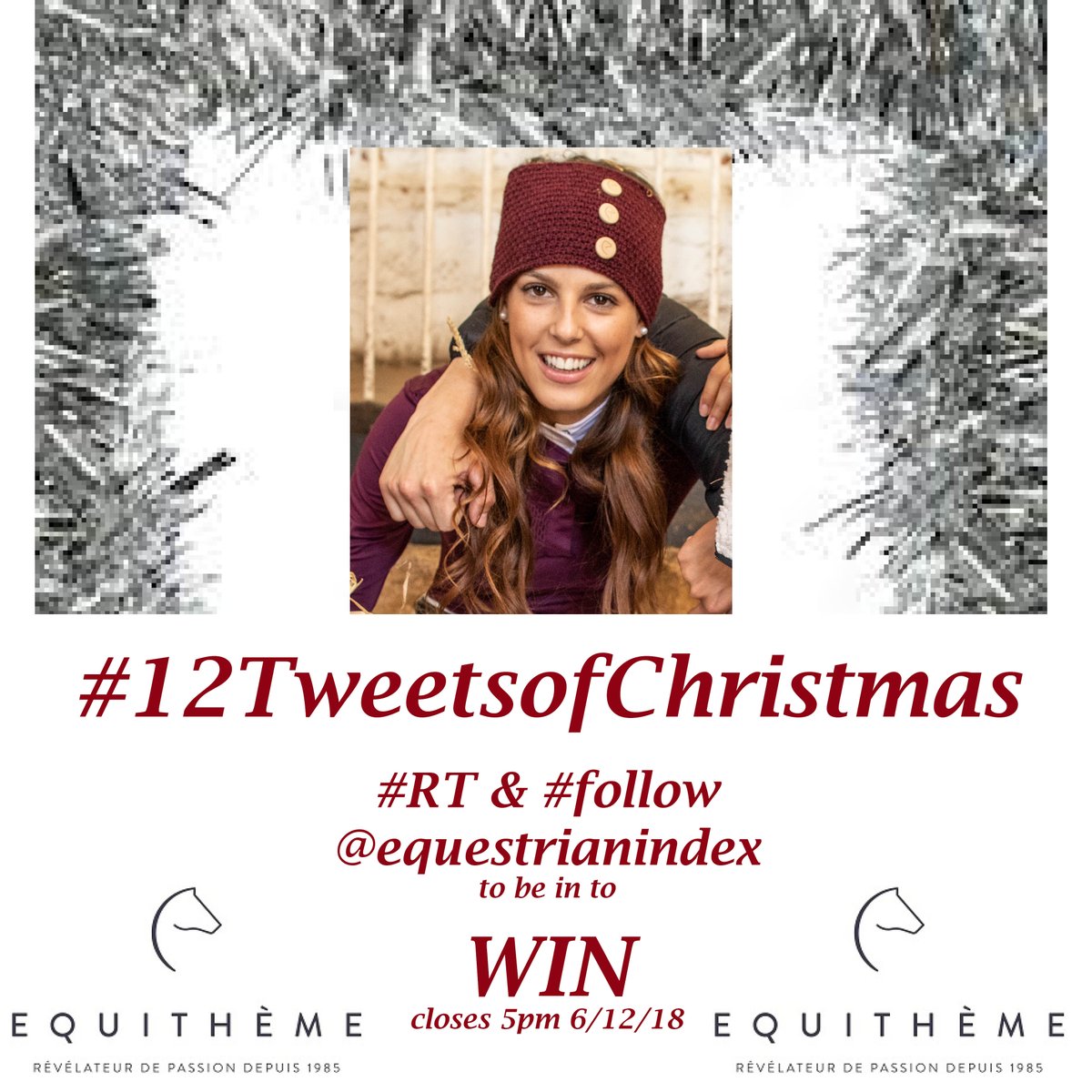 equestrianindex's tweet photo. #12TweetsofChristmas Fun Fact #2 Equitheme have actual Miss France as their brand ambassador! It's like in that @FerreroRocherIT advert with this ambassador you are really spoiling us! nb: other festive chocs are available! #RT #WIN #Equitheme #competition https://t.co/h3Pp4Mn1dK