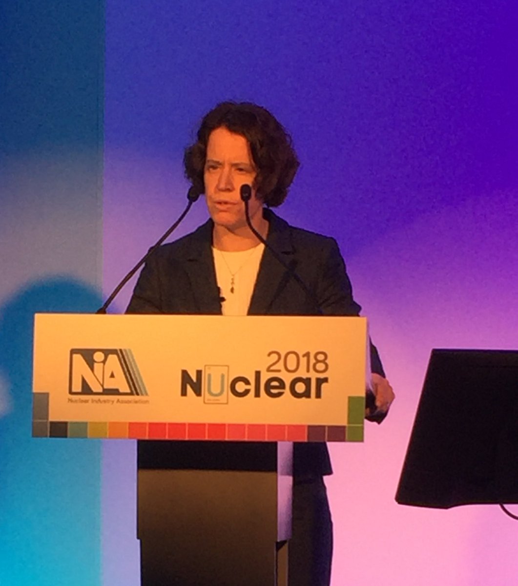 NDAgovuk's tweet photo. Dr Rebecca Weston from @SellafieldLtd tells @NIAUK #Nuclear2018 about accessing innovation to decommission the site. https://t.co/MnQC0ycg9C