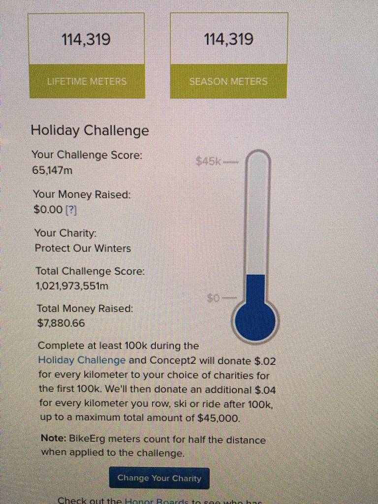 MrJeffreyLKDSB's tweet image. This is where I Erg! Over half way to completing my first #C2Challenge. Almost there! @concept2 #100kholidaychallenge