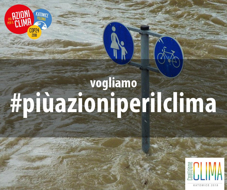 coldiamb's tweet photo. Polonia #Cop24 si discute x definire regole attuazione #AccordodiParigi contro cambiamenti climatici. Società civile mondiale chiede #piùazioniperilclima https://t.co/u0LRBXqNVH