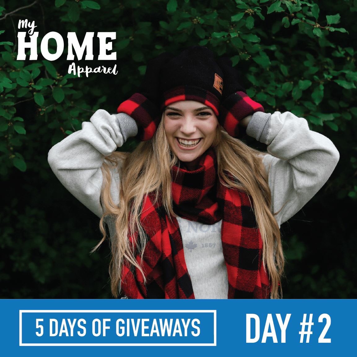 MyhomeApparel's tweet photo. It’s day 2 of 5 days of giveaways! Today you can WIN any tartan hat &amp; mittens set!  ❄️ simply RT &amp; answer what your favourite winter activity is! 
#giveaway #myhomeapparel #holidayfun

Congrats to Heidi on FB for winner day 1! https://t.co/KZR9z6zZzq