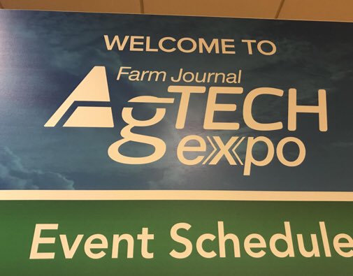 LeeAddamsOT's tweet photo. Great Farm Journal Agtech interactions, enjoyed hearing OSU John Fulton show how farmers can enjoy improvements in predictive modeling. But it has to get easier for growers too. Proud of our work with OSU @fultojp #FJAgTech18 @sheldon_alt https://t.co/tE9oa0urHd