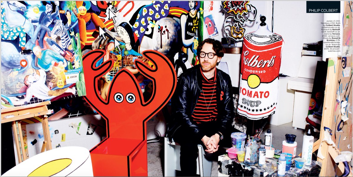 Heart just missed many many beats <a href="/BritishGQ/">British GQ</a> @DylanJonesGQ Thank you for your ten pages - TEN PAGES TEN PAGES TEN PAGES!!!!! on Philip Colbert  <a href="/saatchi_gallery/">Saatchi Gallery</a> <a href="/UNITLondonTeam/">UNIT London</a>