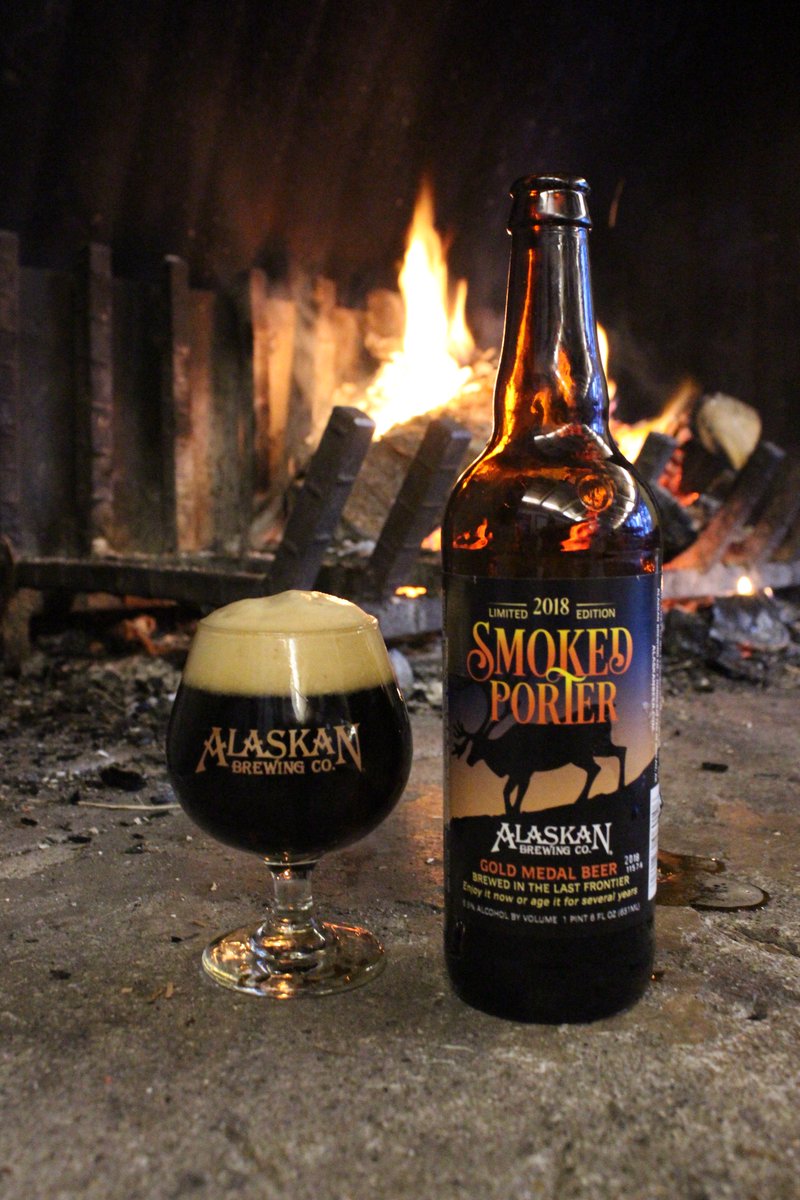 Oooooh, that's smoky... #alaskanbeer #smokedporter #thirtyyears