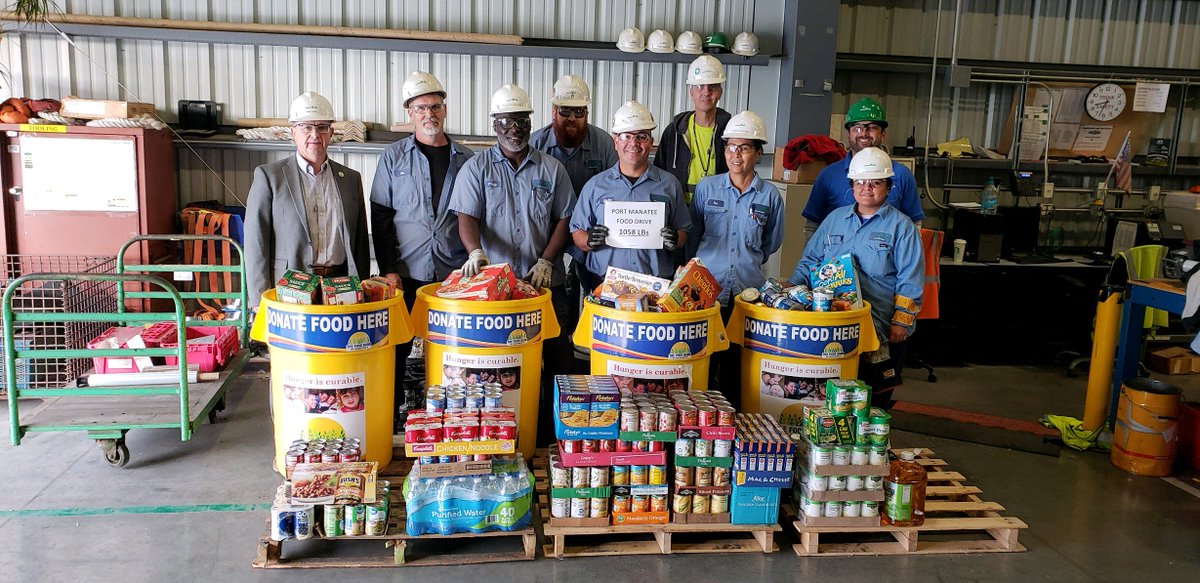 Many thanks👏 to <a href="/airproducts/">Air Products</a>  for collecting over 1,000 pounds of food🥫🥫🥫 for <a href="/FoodBankManatee/">Food Bank of Manatee</a> and  to distribute to food-insecure families in Manatee County!!! #WeFeedManatee #GiveWhereYouLive