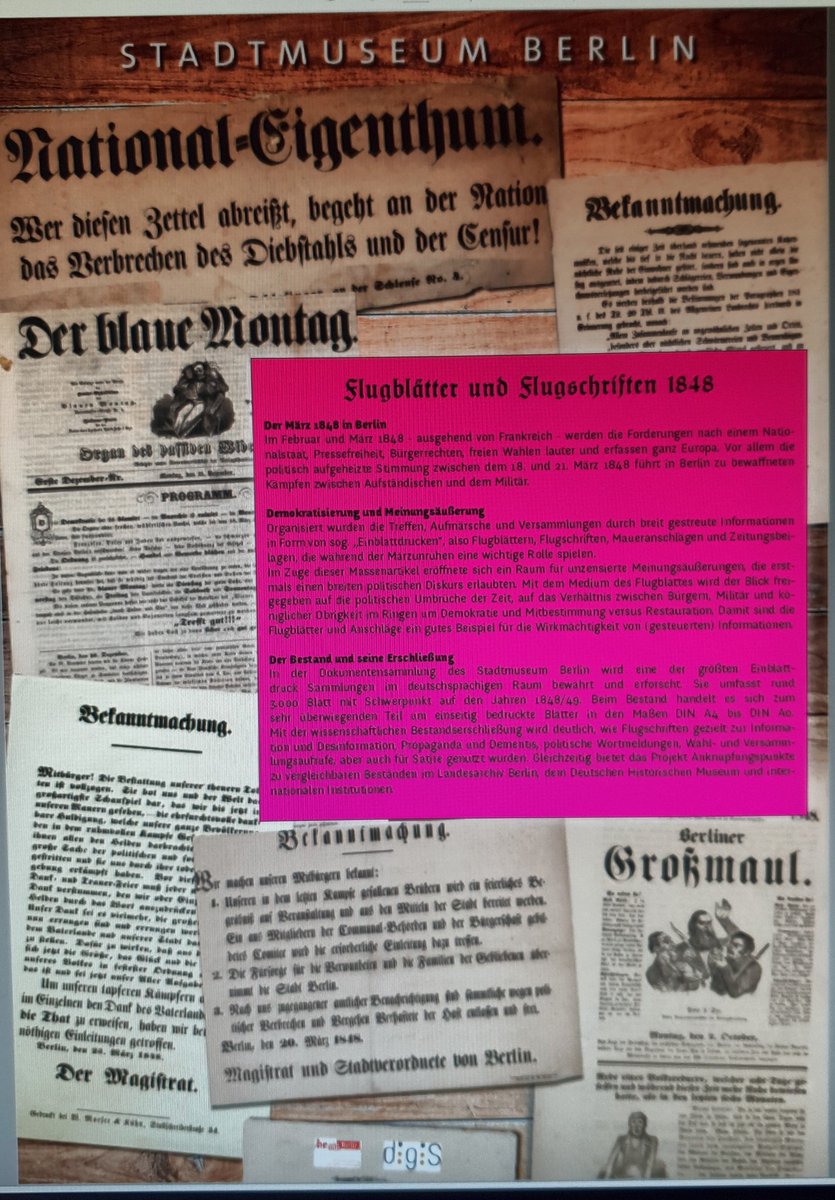 #kulturgutdigital
Und noch die Poster von @StadtmuseumBLN
