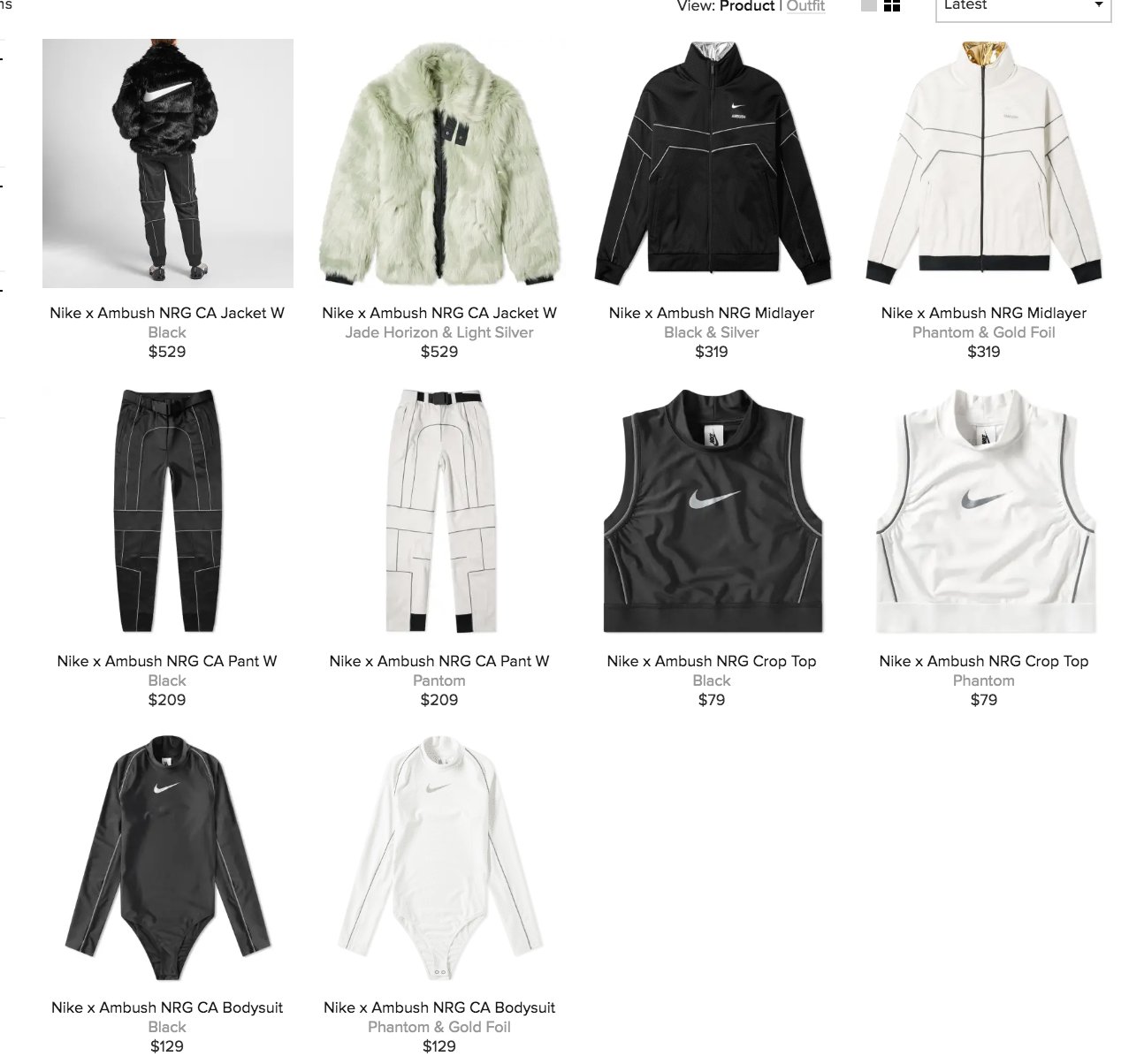 nike x ambush nrg ca jacket w