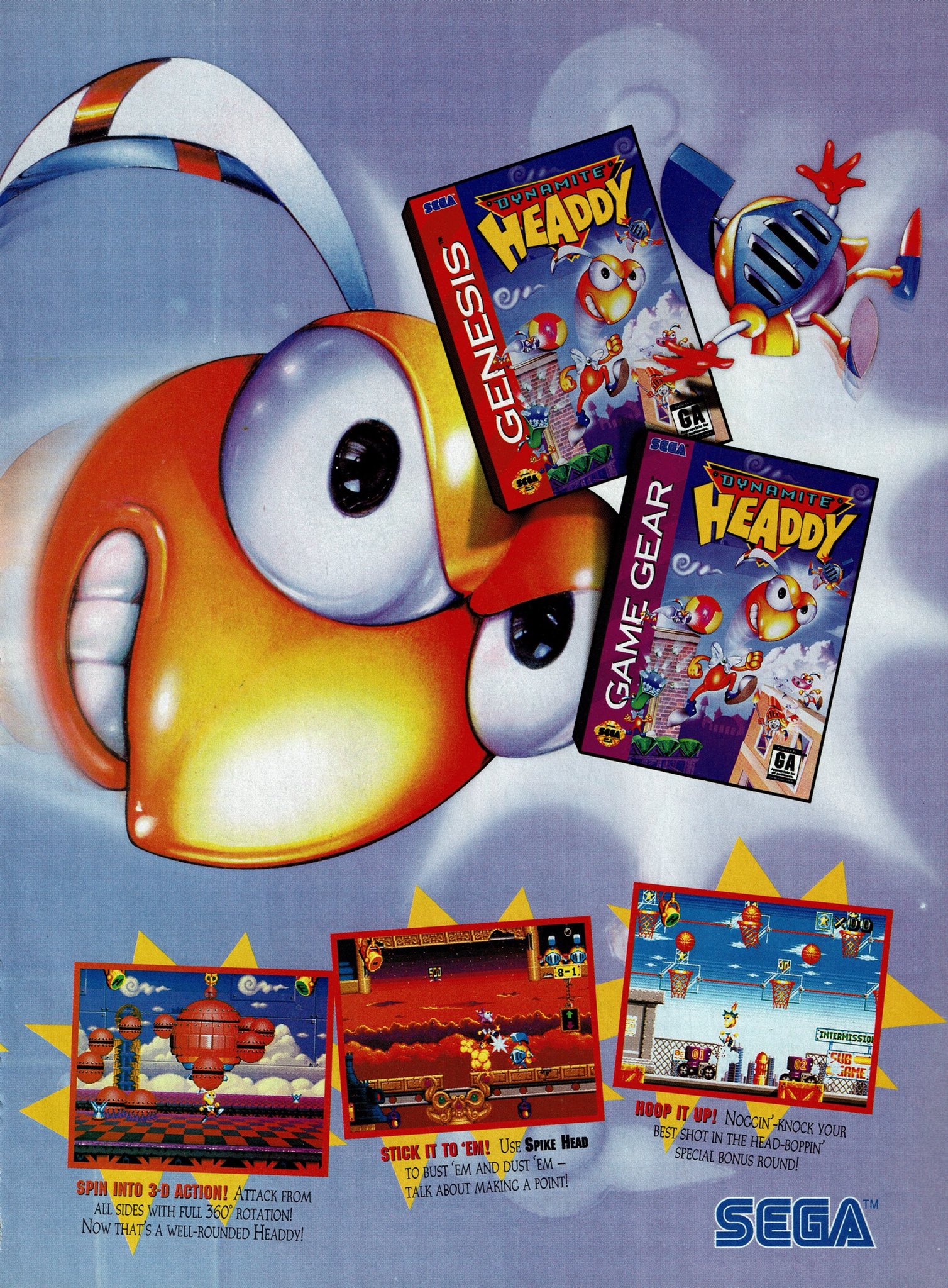 Videogameart Tidbits On Twitter Dynamite Headdy 2 Page Sega