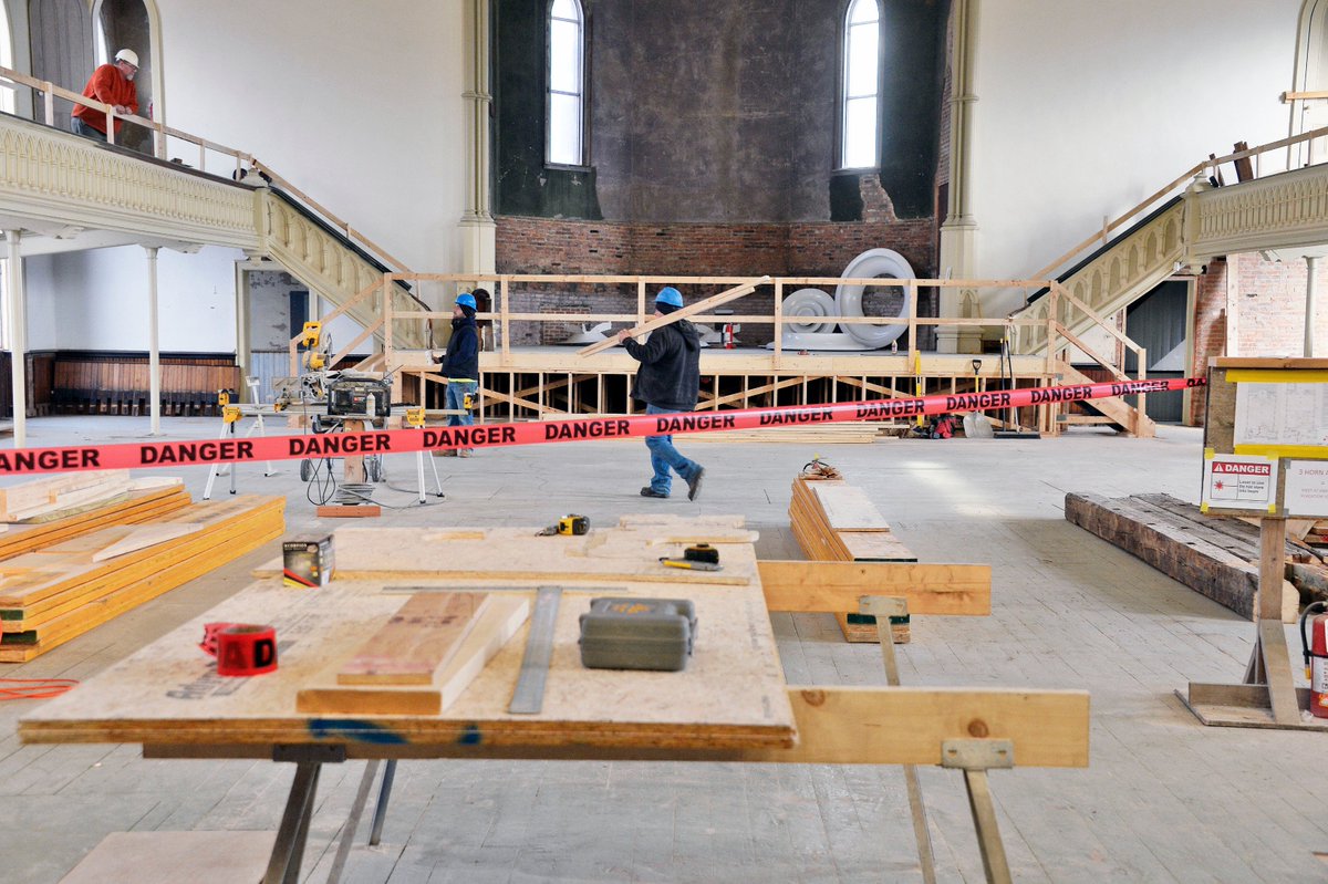 jcdannibale's tweet photo. The public phase of the Universal Preservation Hall campaign is announced as it undergoes a transformation from an 1871 Methodist Church into a flexible state-of-the-art 700-seat in-the-round performance space in Saratoga Springs, NY. https://t.co/7zqYtxwkFx